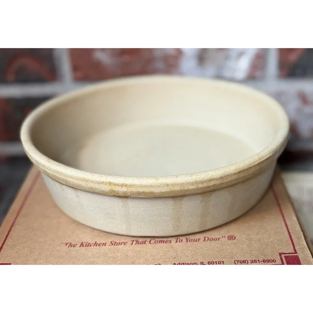 Pampered Chef Stoneware 8 inch Mini-Baker VTG  In Box